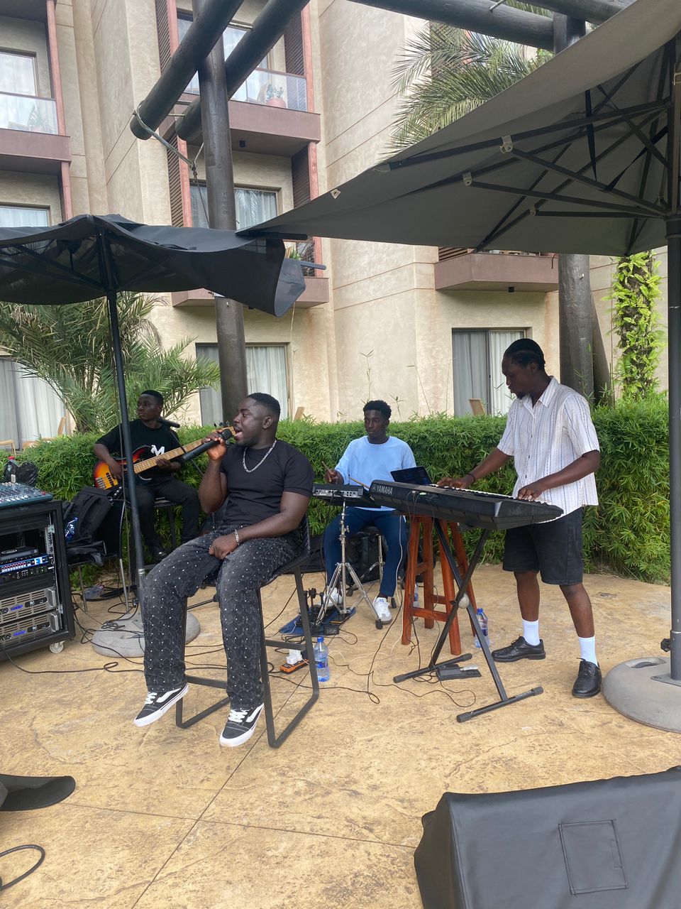 Studio production setup